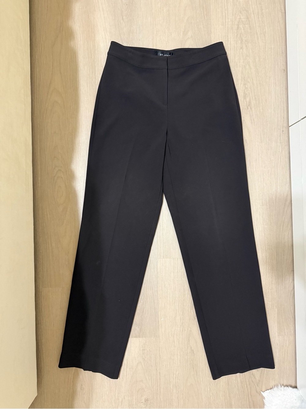 St John Classic Brown Straight Leg Ankle Women Trouser Pants Office Corporate